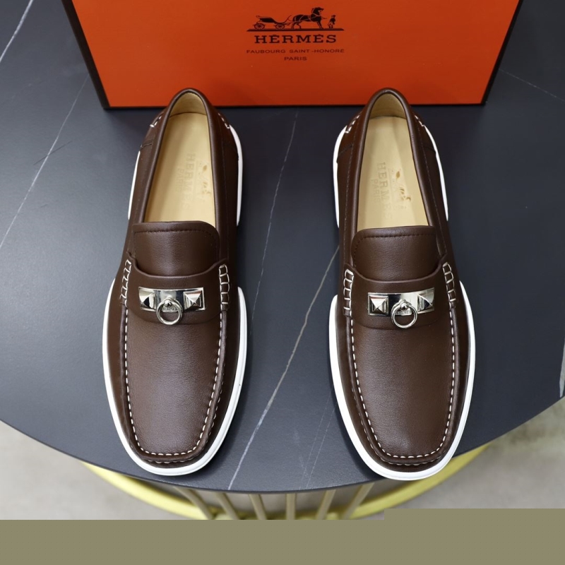 H**mes leather shoes